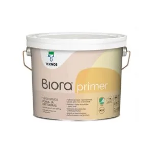BIORA Primer, ekoloģiski tīra pilnīgi matēta krāsa uz ūdens bāzes griestu un sienu gruntēšanai