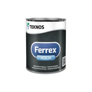 FERREX AQUA, pretkorozijas pigmentēta un koroziju kavējoša adhēzijas gruntskrāsa