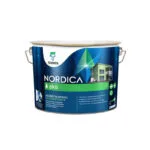NORDICA EKO,glancēta krāsa koka fasādēm